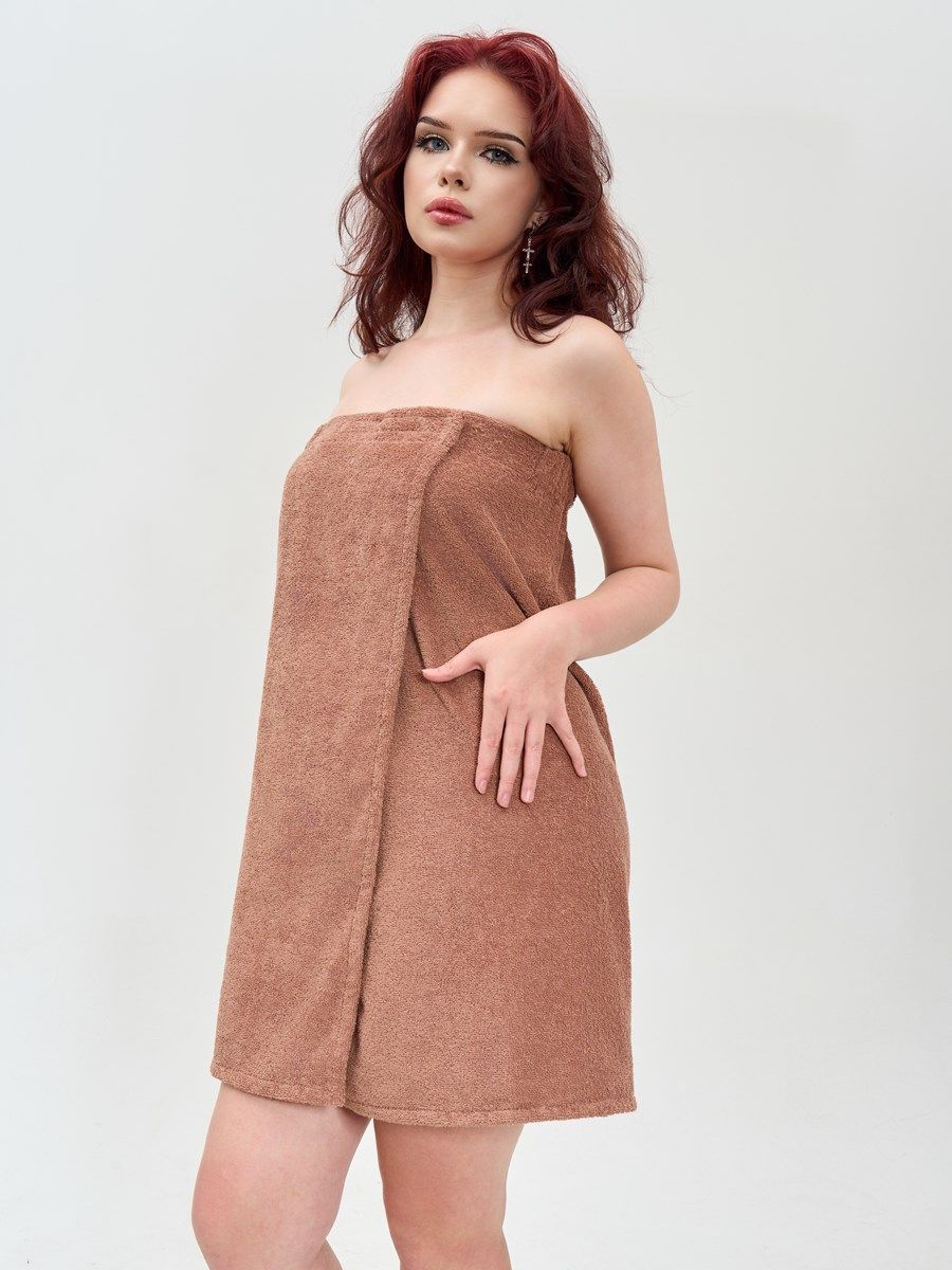 снимок Парео махровое мокко от магазина BIO-TEXTILES ОПТ